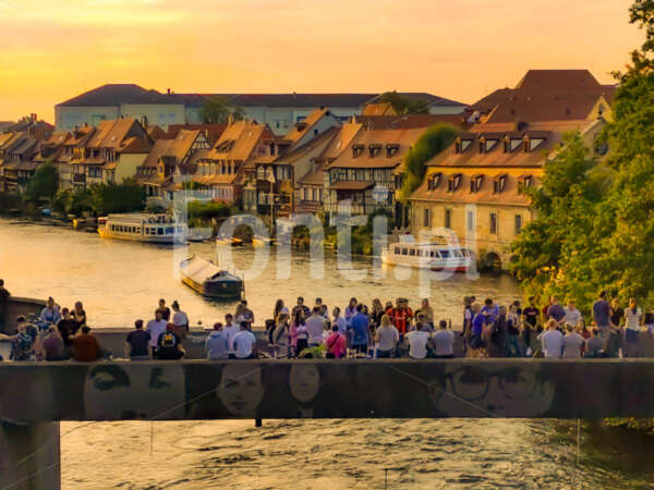 Bamberg mostek zachód słońca.jpg - Fonti.pl