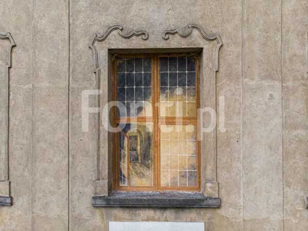 Barokowe okno iluzoryczne Zamek Rydzyna.jpg - Fonti.pl