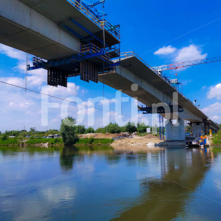 Budowa mostu na Wiśle.jpg - Fonti.pl
