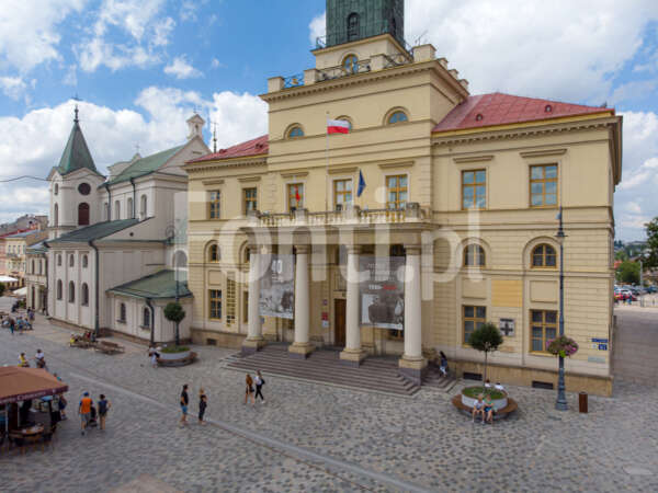 Lublin Ratusz i kościół św. Ducha.jpg - Fonti.pl