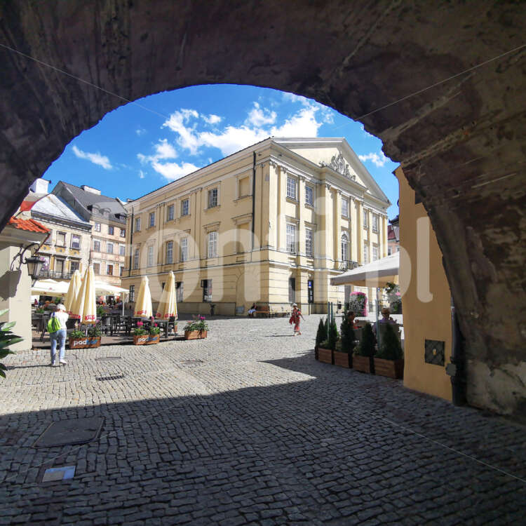 Lublin Stare Miasto Trybunał Koronny widok na Rynek z Bramy Rybnej.jpg - Fonti.pl