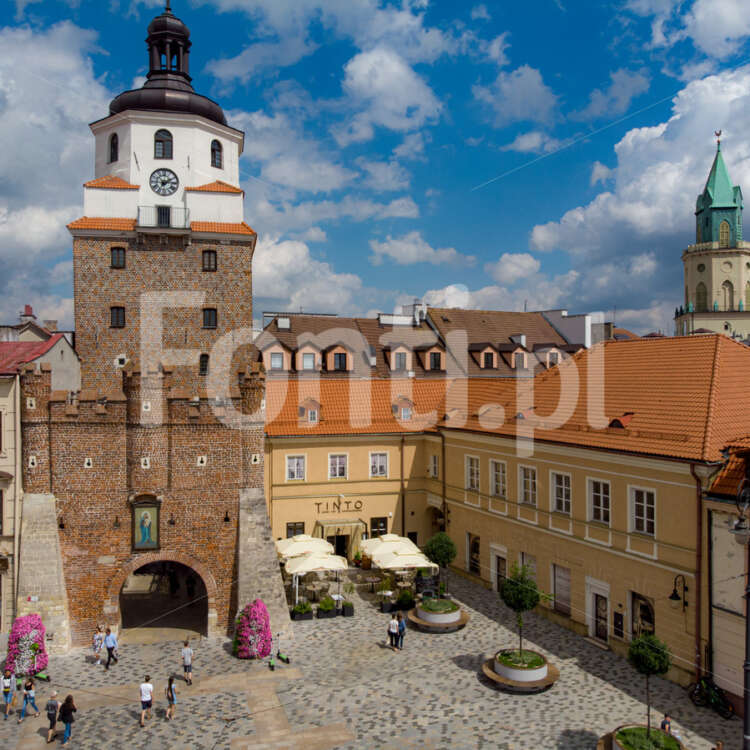 Lublin Stare Miasto Wieża Krakowska Plac Łokietka.jpg - Fonti.pl