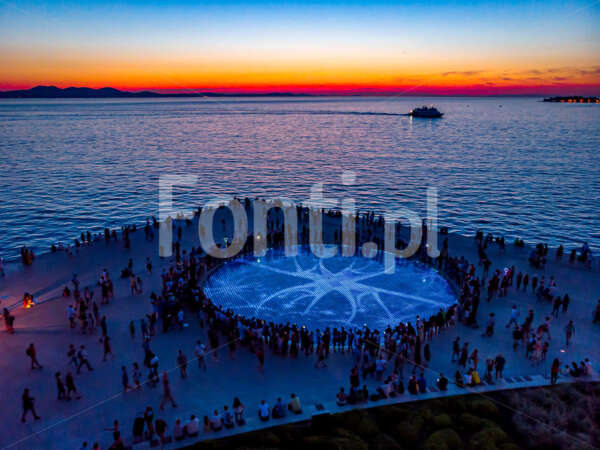 Zadar Chorwacja Pozdrowienia dla słońca.jpg - Fonti.pl