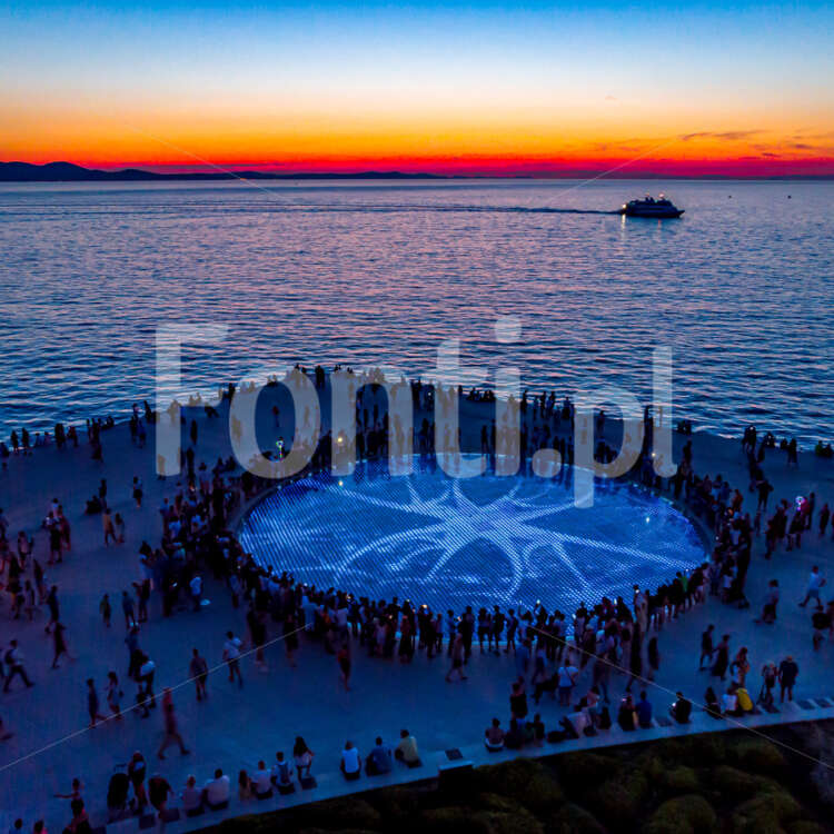 Zadar Chorwacja Pozdrowienia dla słońca.jpg - Fonti.pl