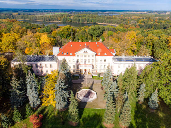 Pałac z Góznie widok z drona.jpg - Fonti.pl