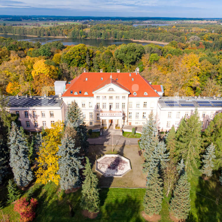 Pałac z Góznie widok z drona.jpg - Fonti.pl